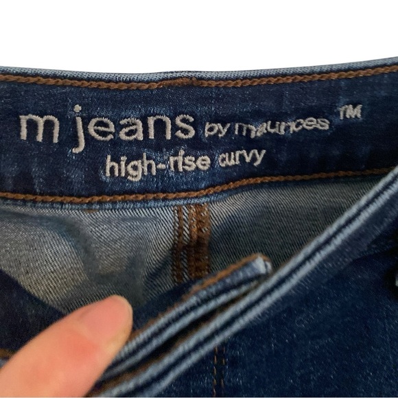 M Jeans by Maurice’s High Rise Curvy Skinny Jean size large - Picture 6 of 8